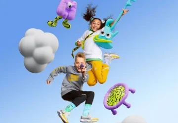 Air Max Kids Visual Identity Nike The Bubbleverse Sneakers Ad 3d Billboard Colorful Design Branding Brand Mindsparkle Mag8