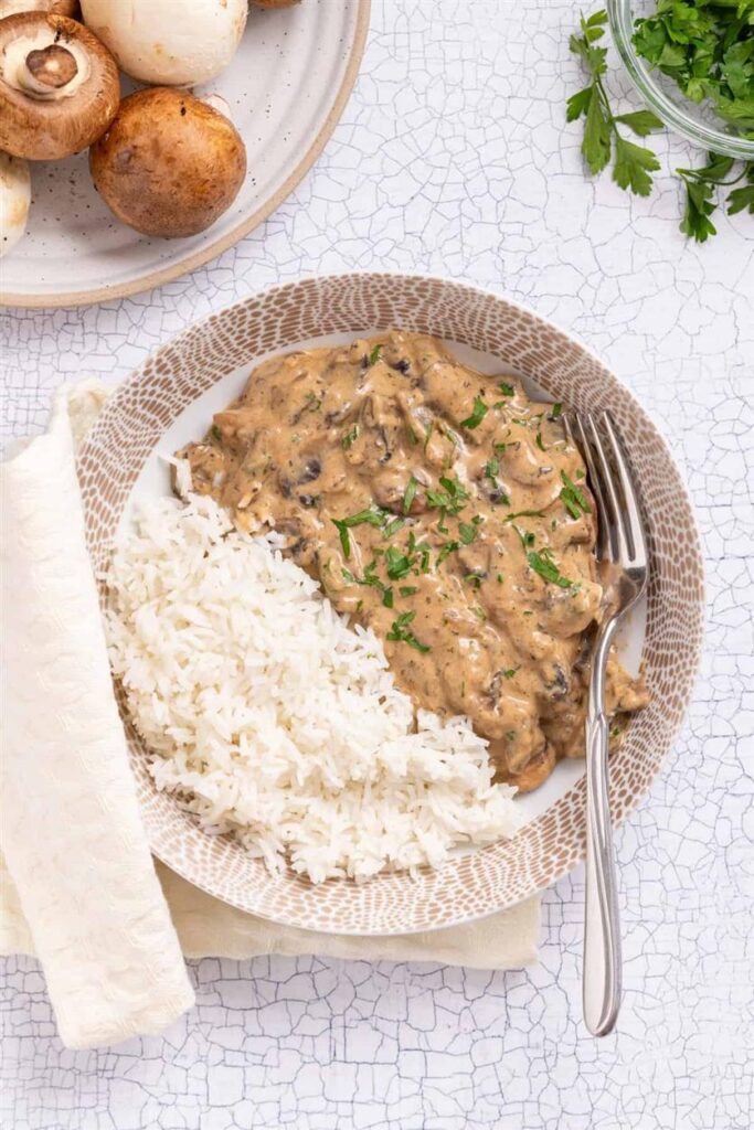 Mushroom Stroganoff 11