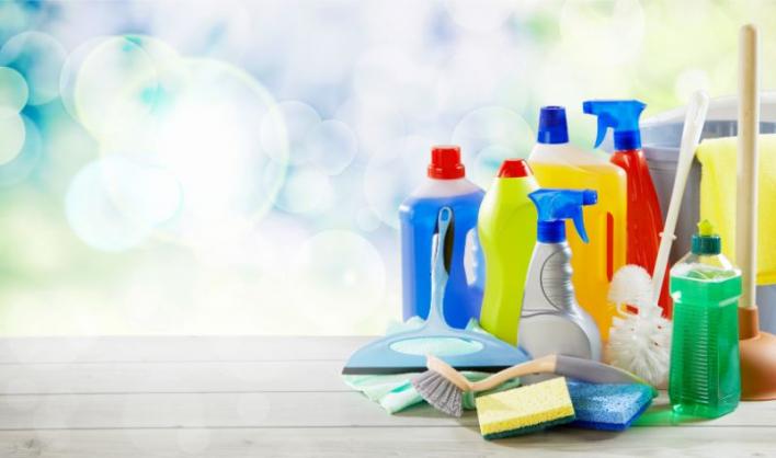 Shutterstock Assortment Plastic Bottles Cleaning Supplies Together 1168537501