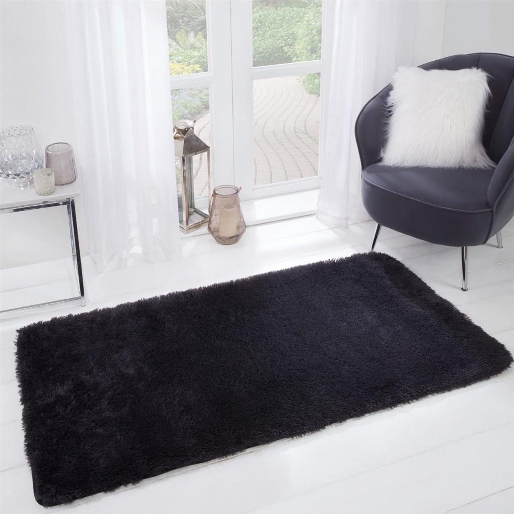 Srflpld Fluffy Rug Charcoal Ss2 3